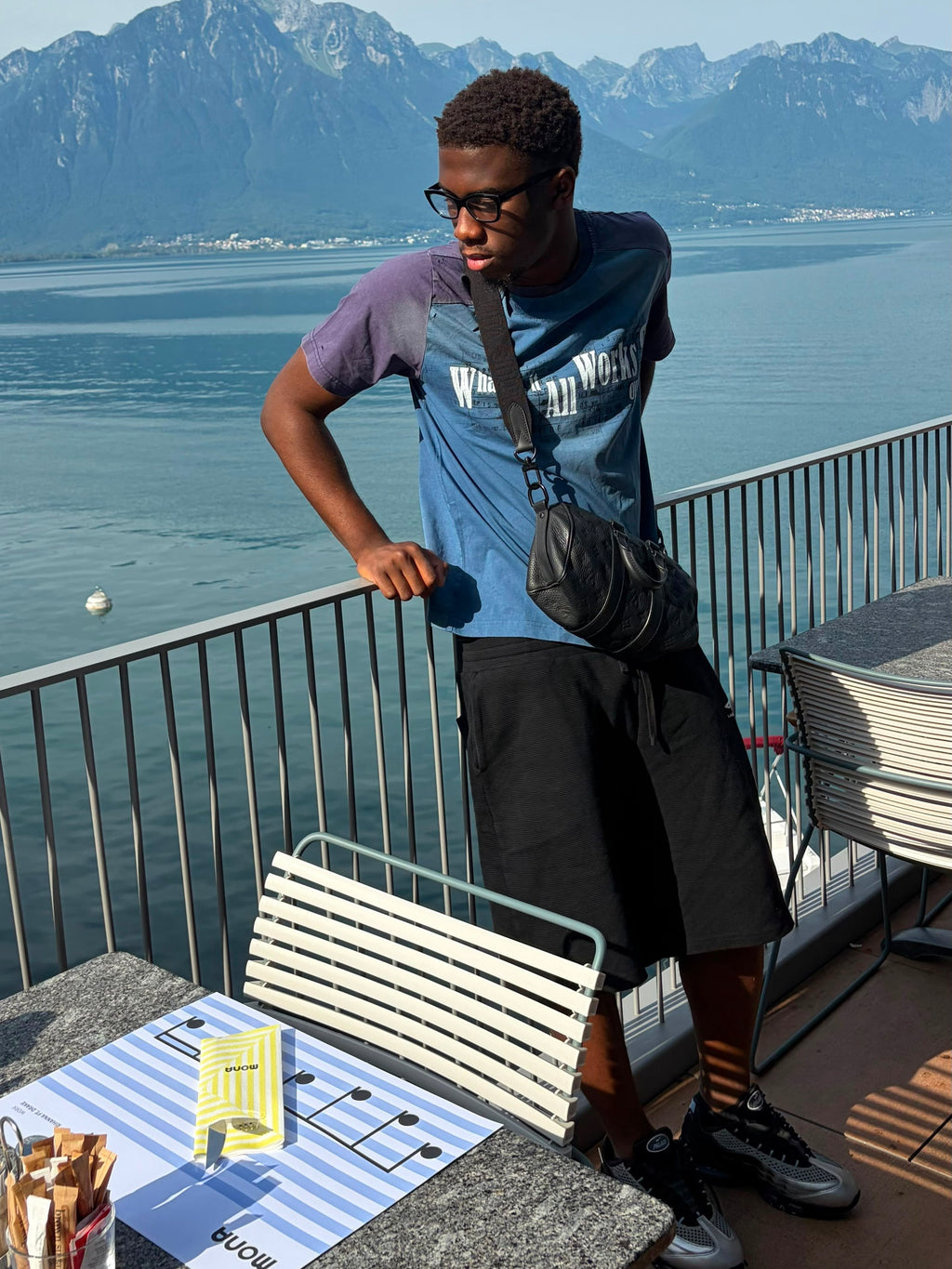 BLUE WIIAWO TEE