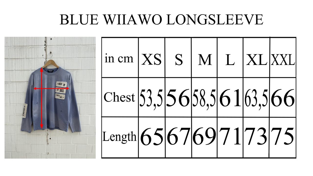 BLUE WIIAWO LONGSLEEVE