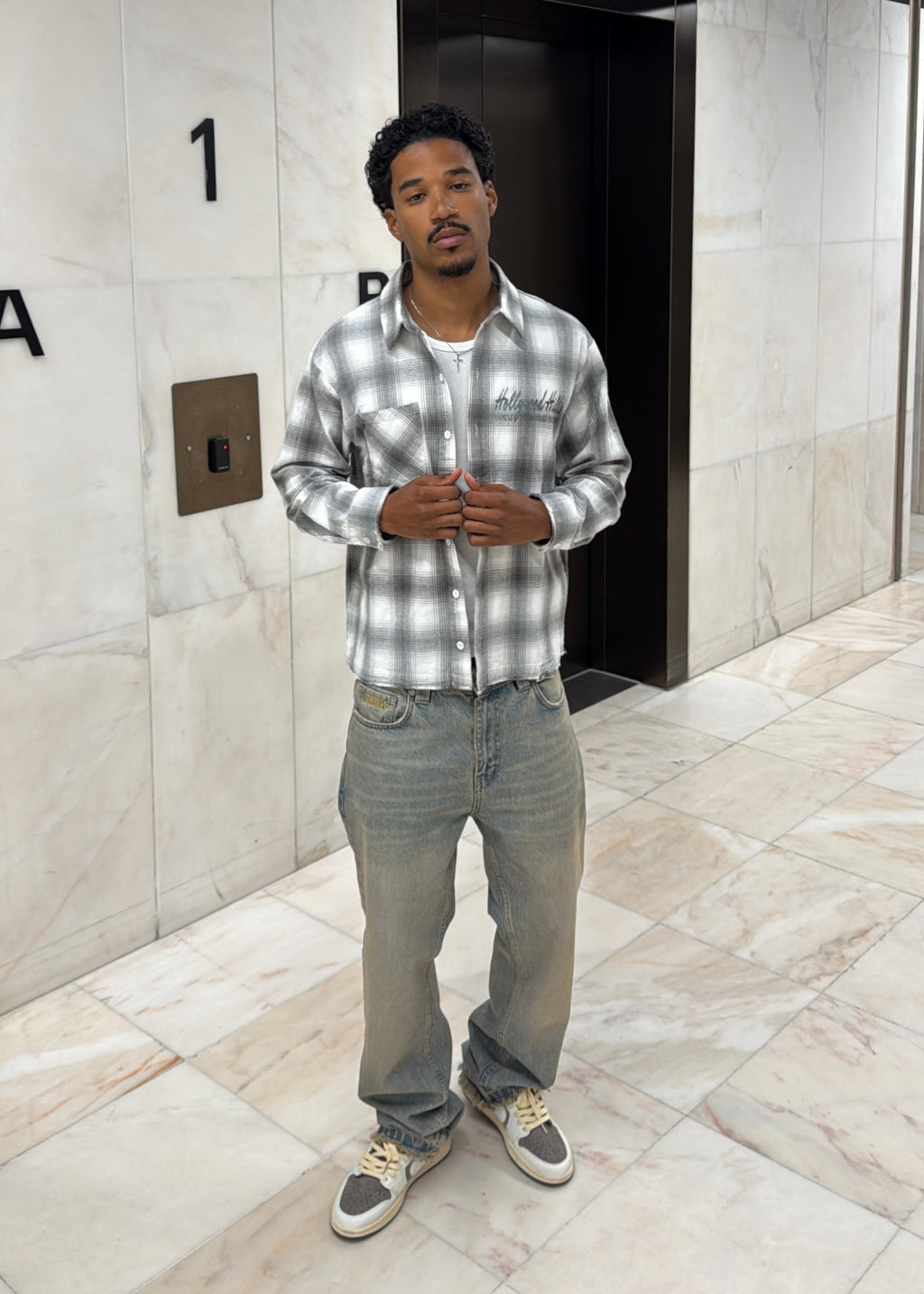 HOLLYWOOD HILLS FLANNEL GREY