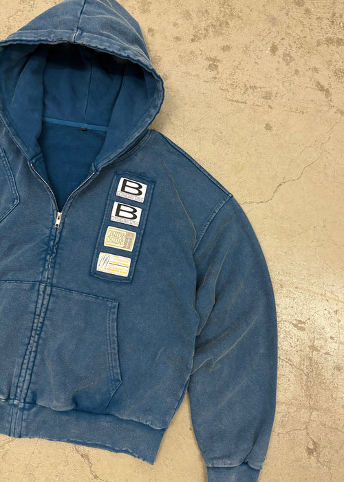 BLUE PATCH ZIPPER