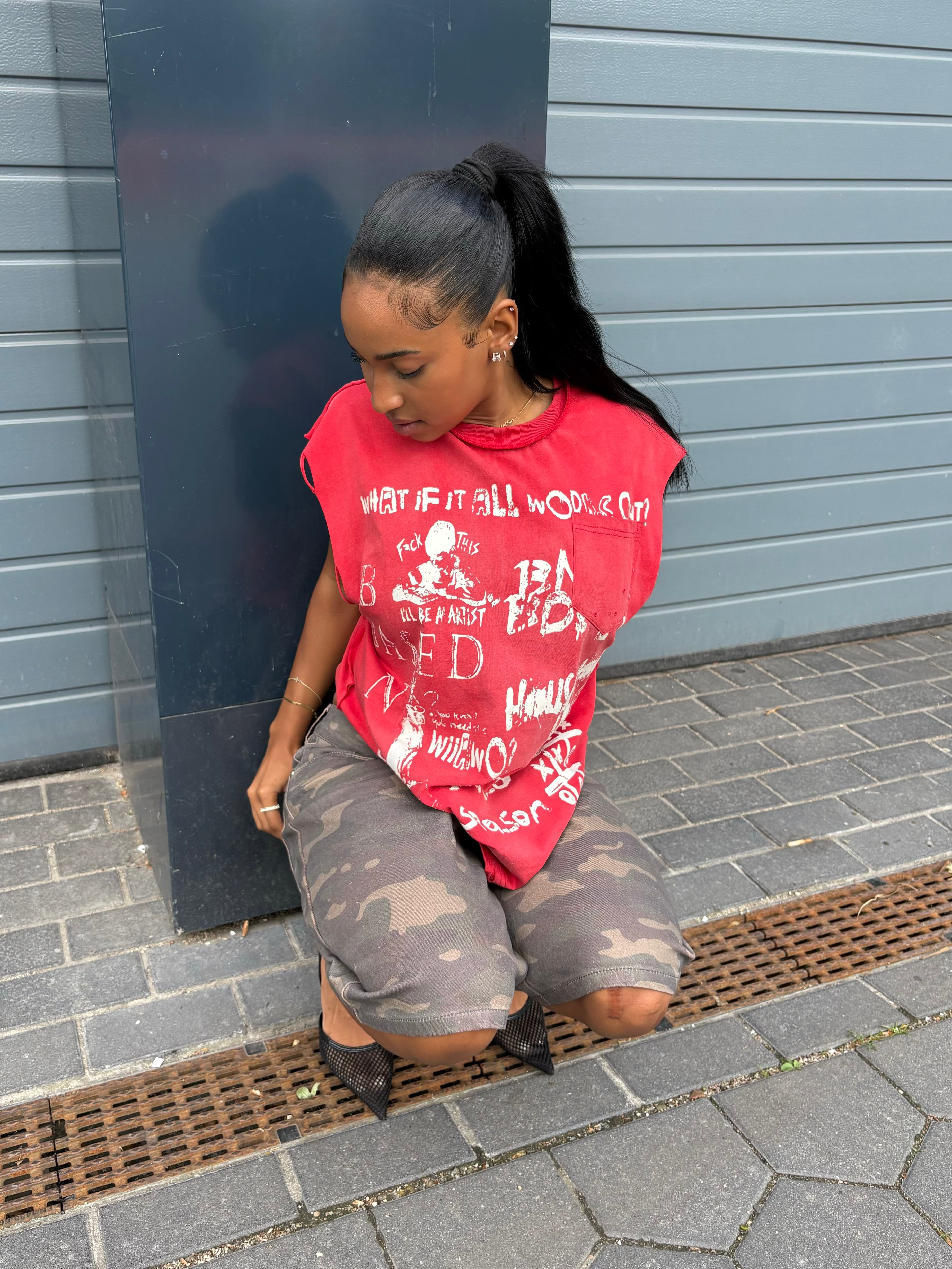 RED WIIAWO TANKTOP