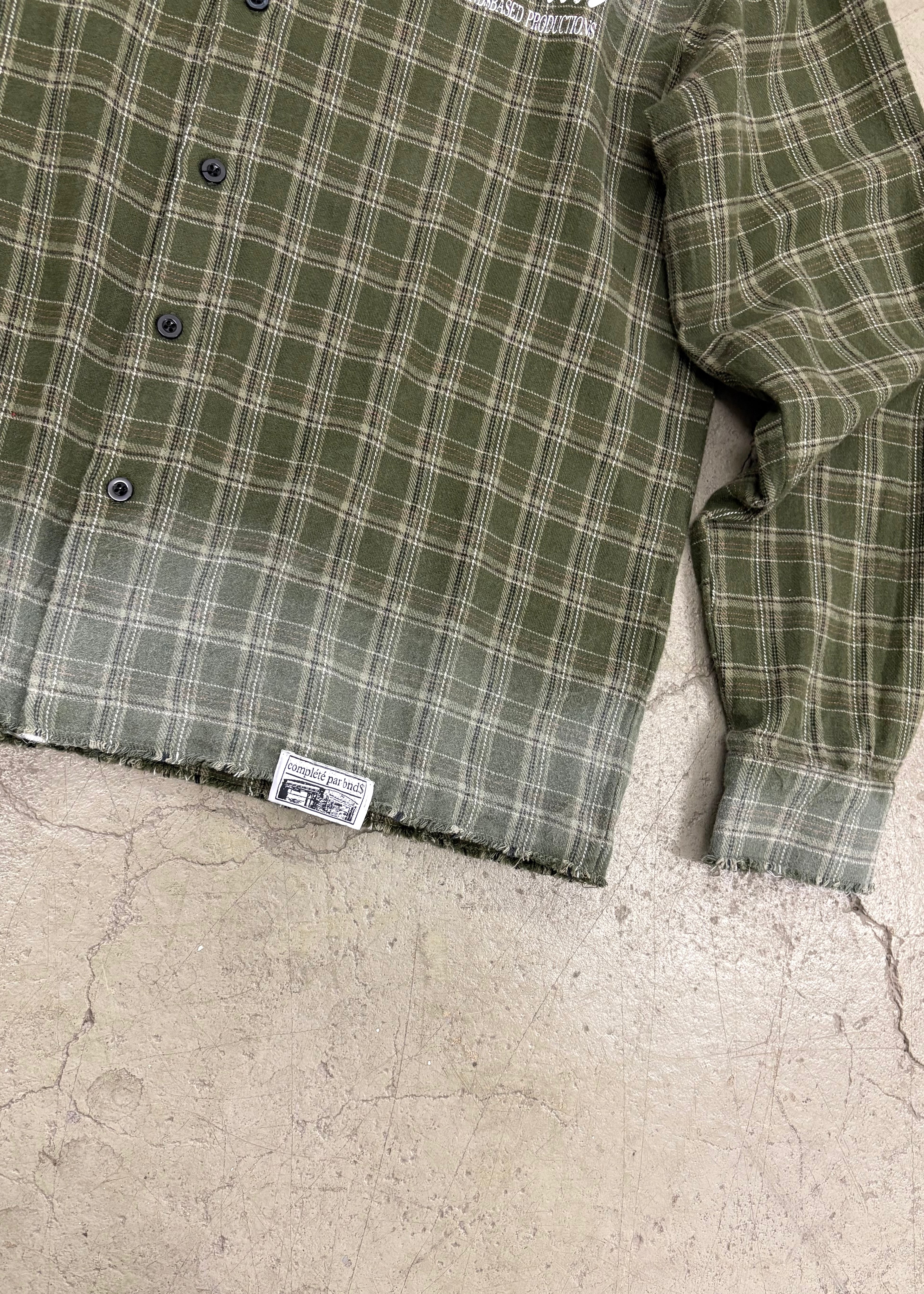 HOLLYWOOD HILLS FLANNEL GREEN