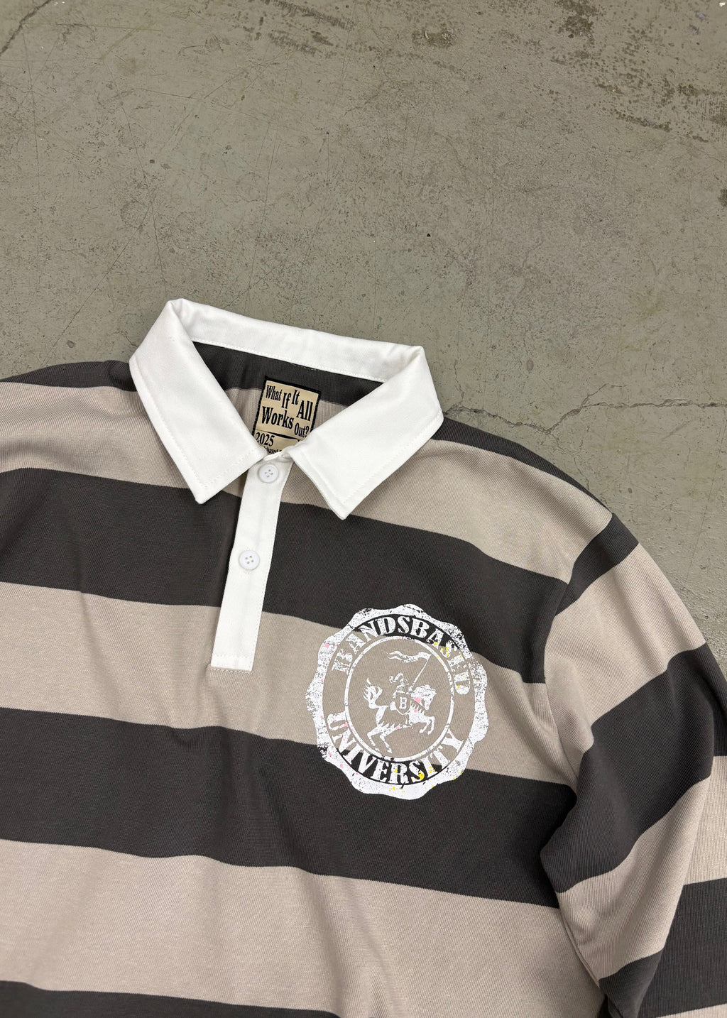 UNIVERSITY POLOSHIRT GREY