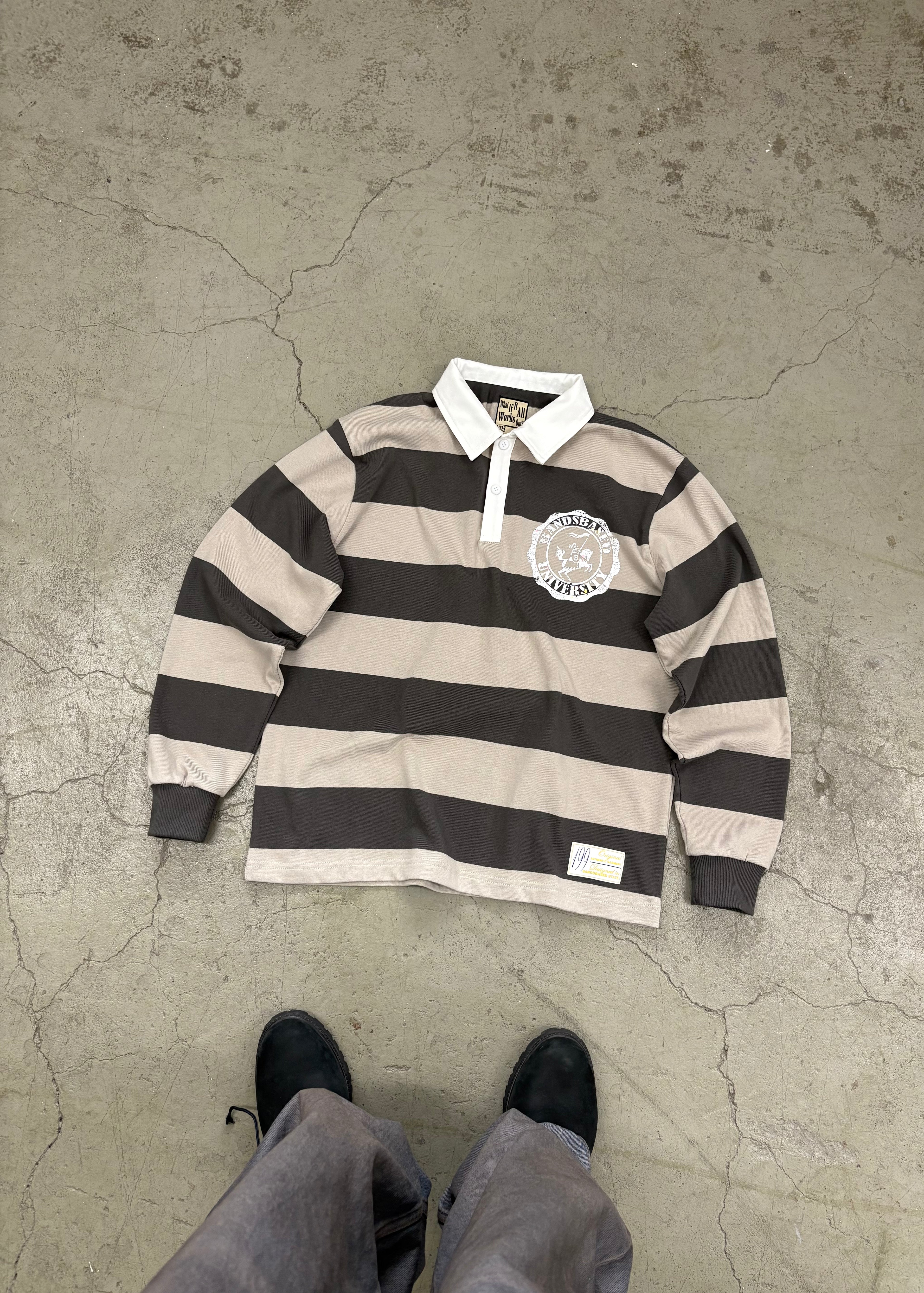 UNIVERSITY POLOSHIRT GREY
