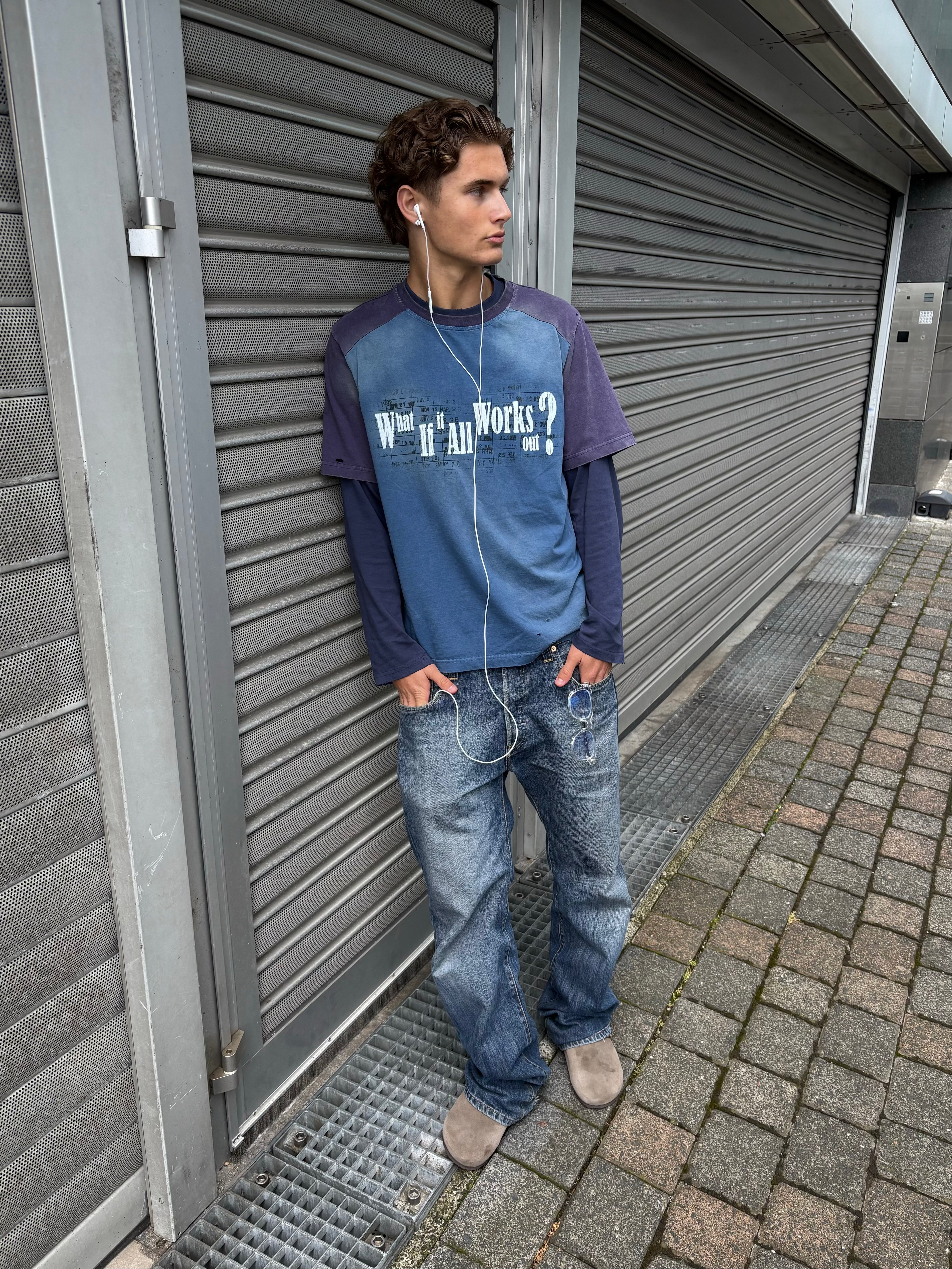 BLUE WIIAWO TEE