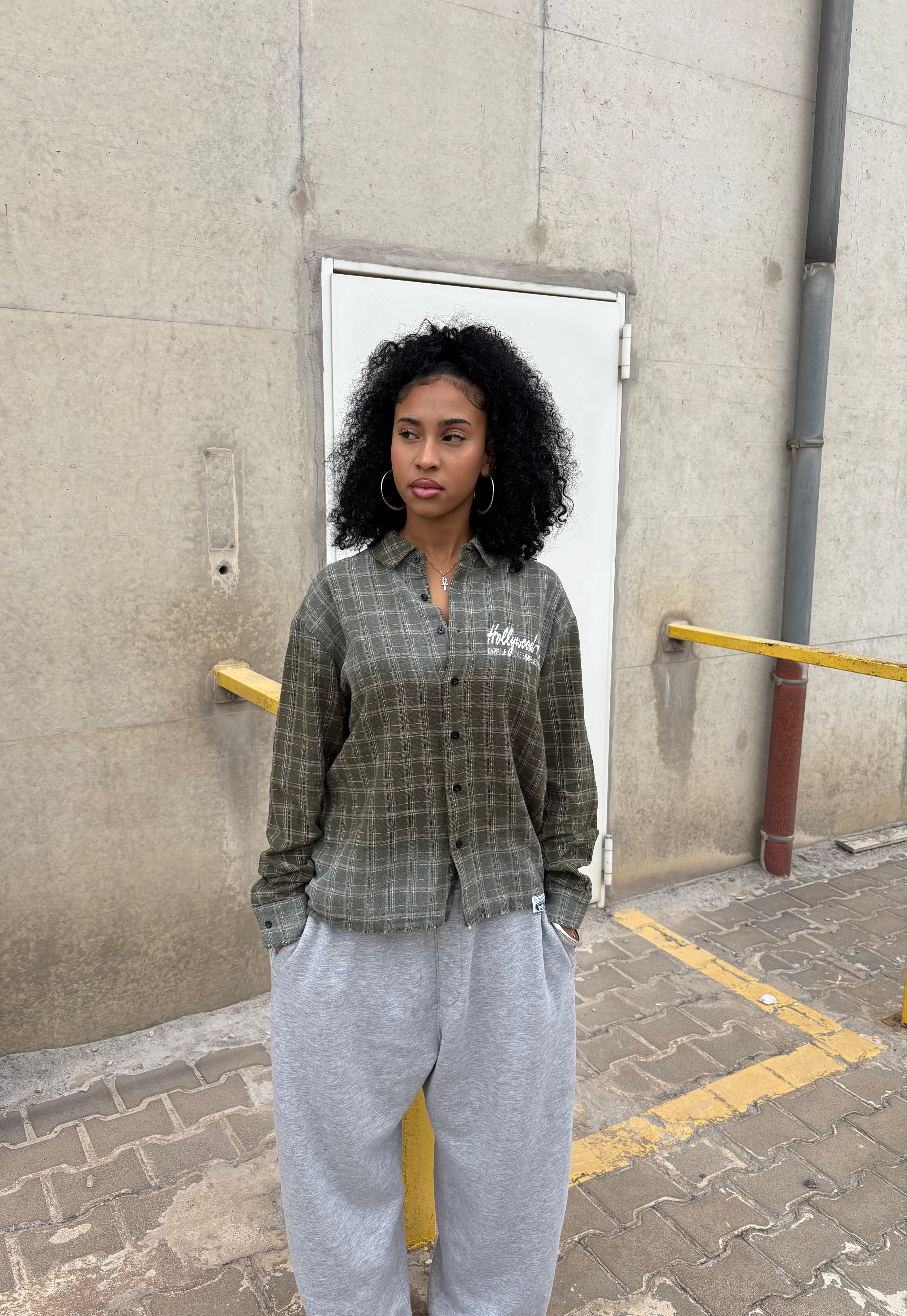 Hollywood Hills Flannelshirt Green