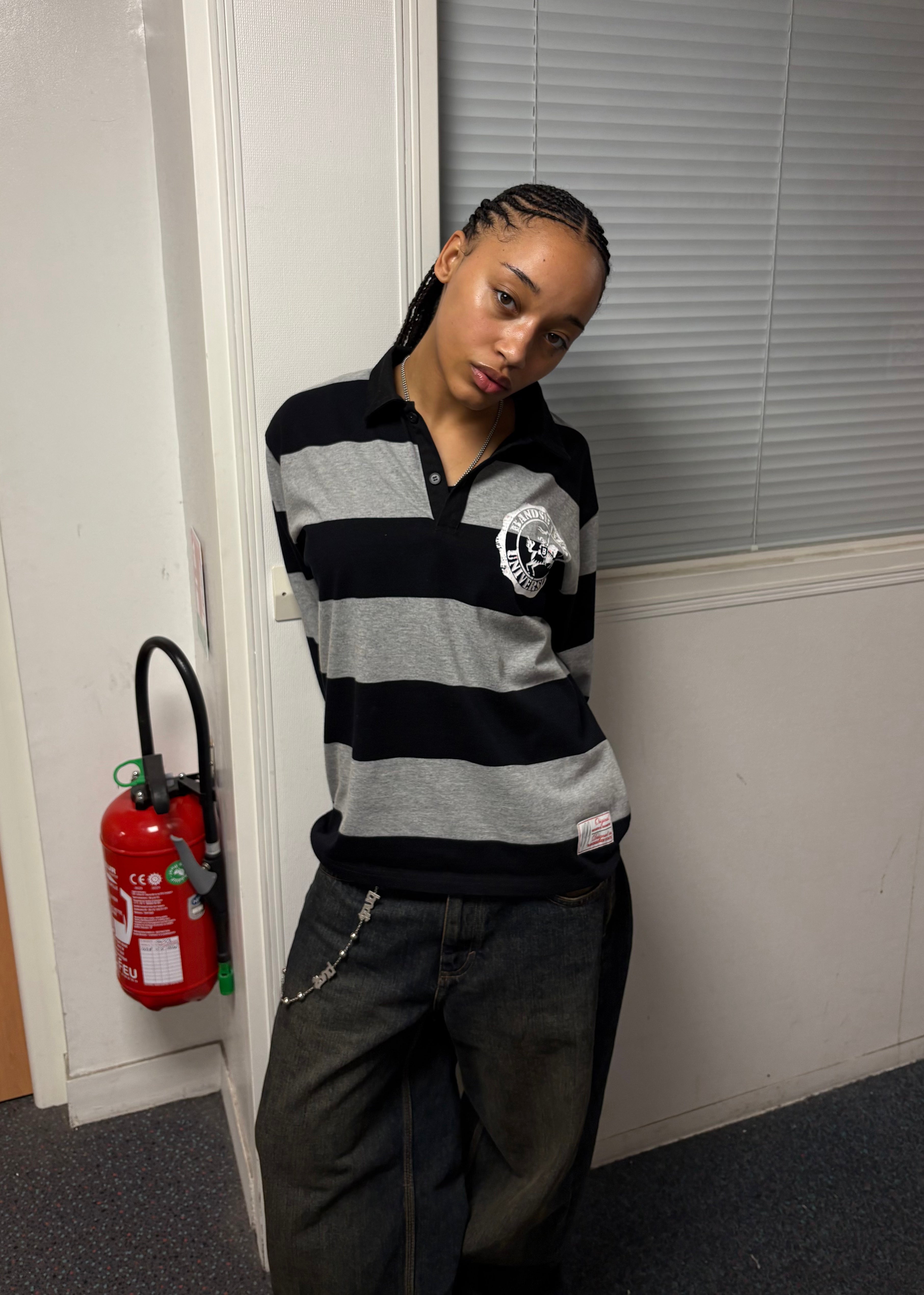 UNIVERSITY POLOSHIRT BLACK