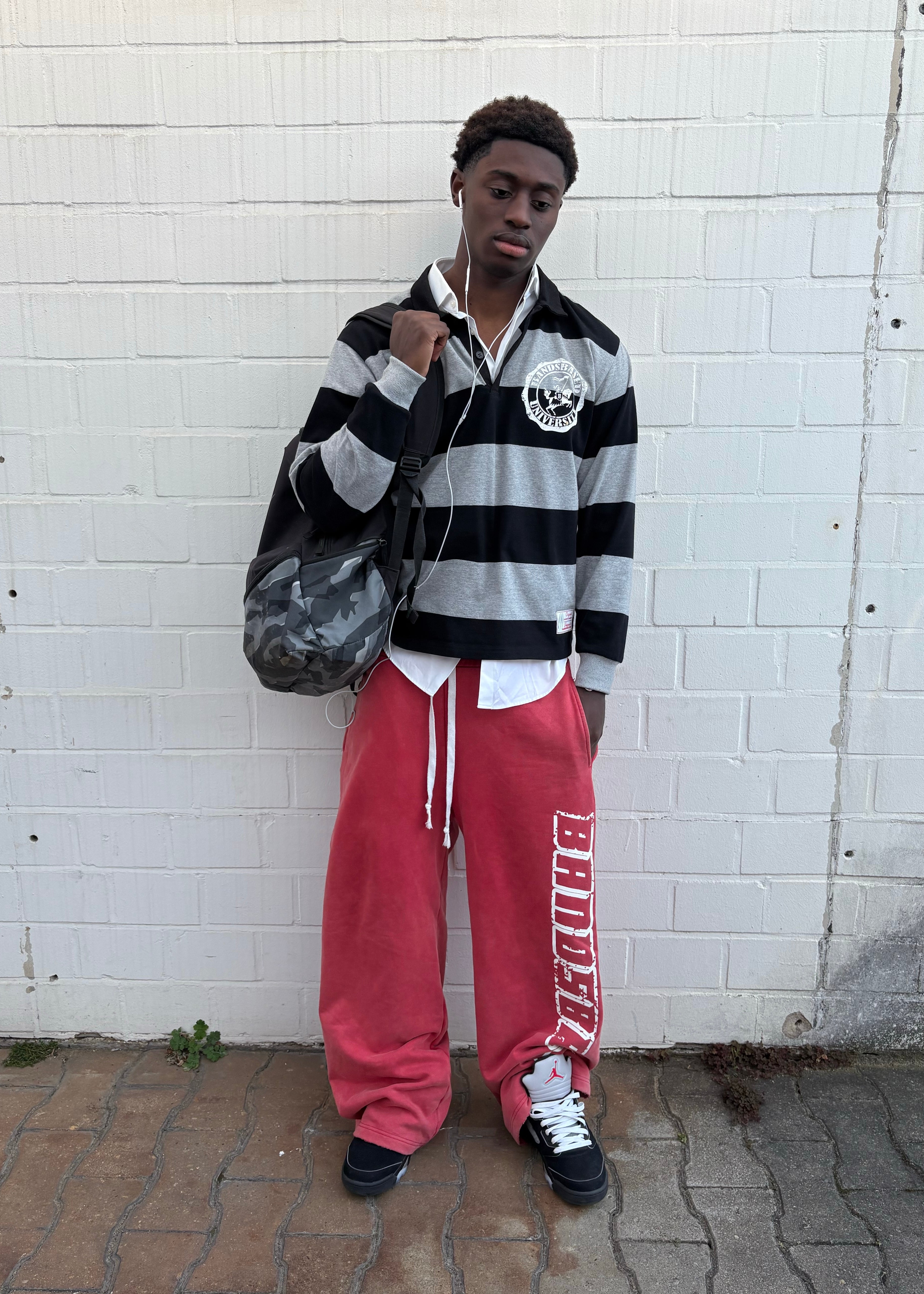 UNIVERSITY POLOSHIRT BLACK