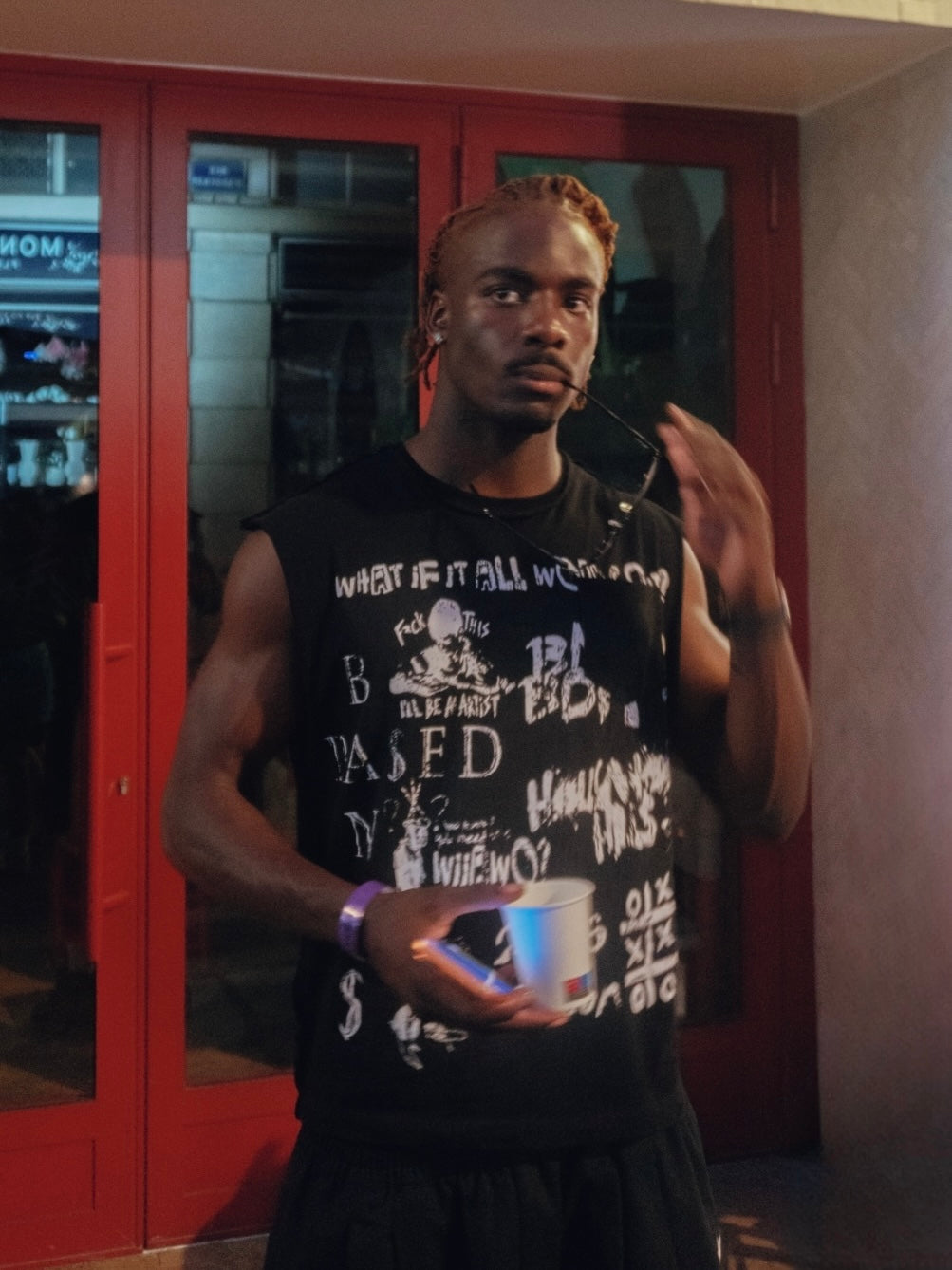 BLACK WIIAWO TANKTOP