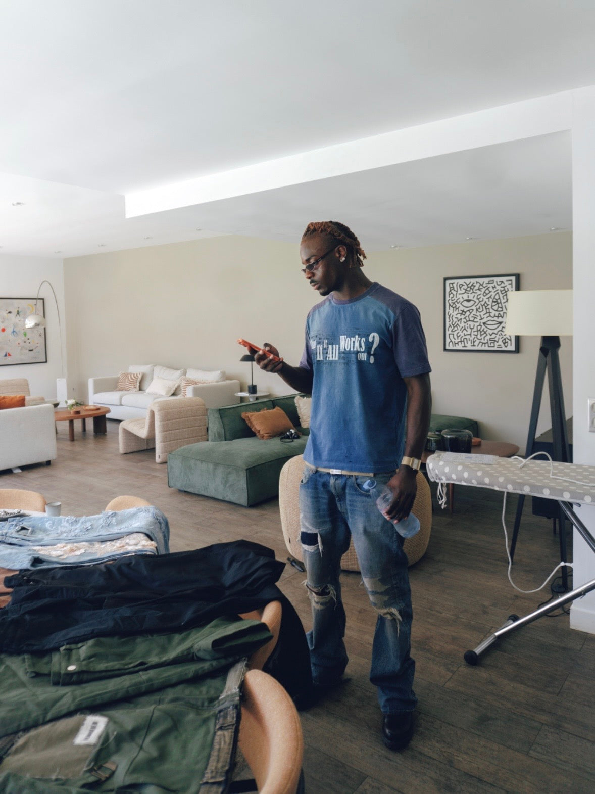 BLUE WIIAWO TEE