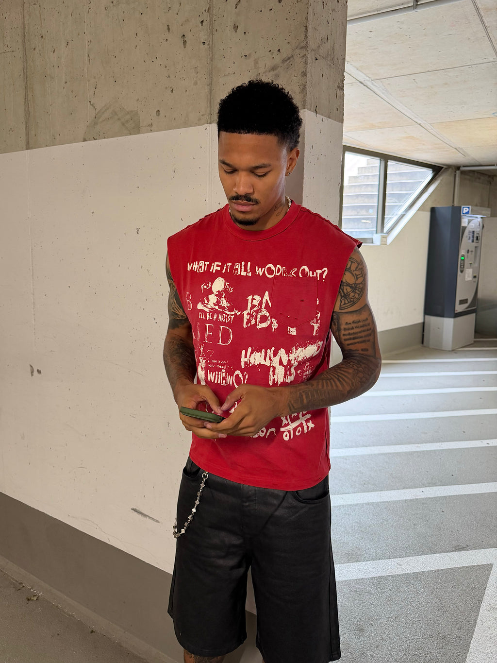 RED WIIAWO TANKTOP