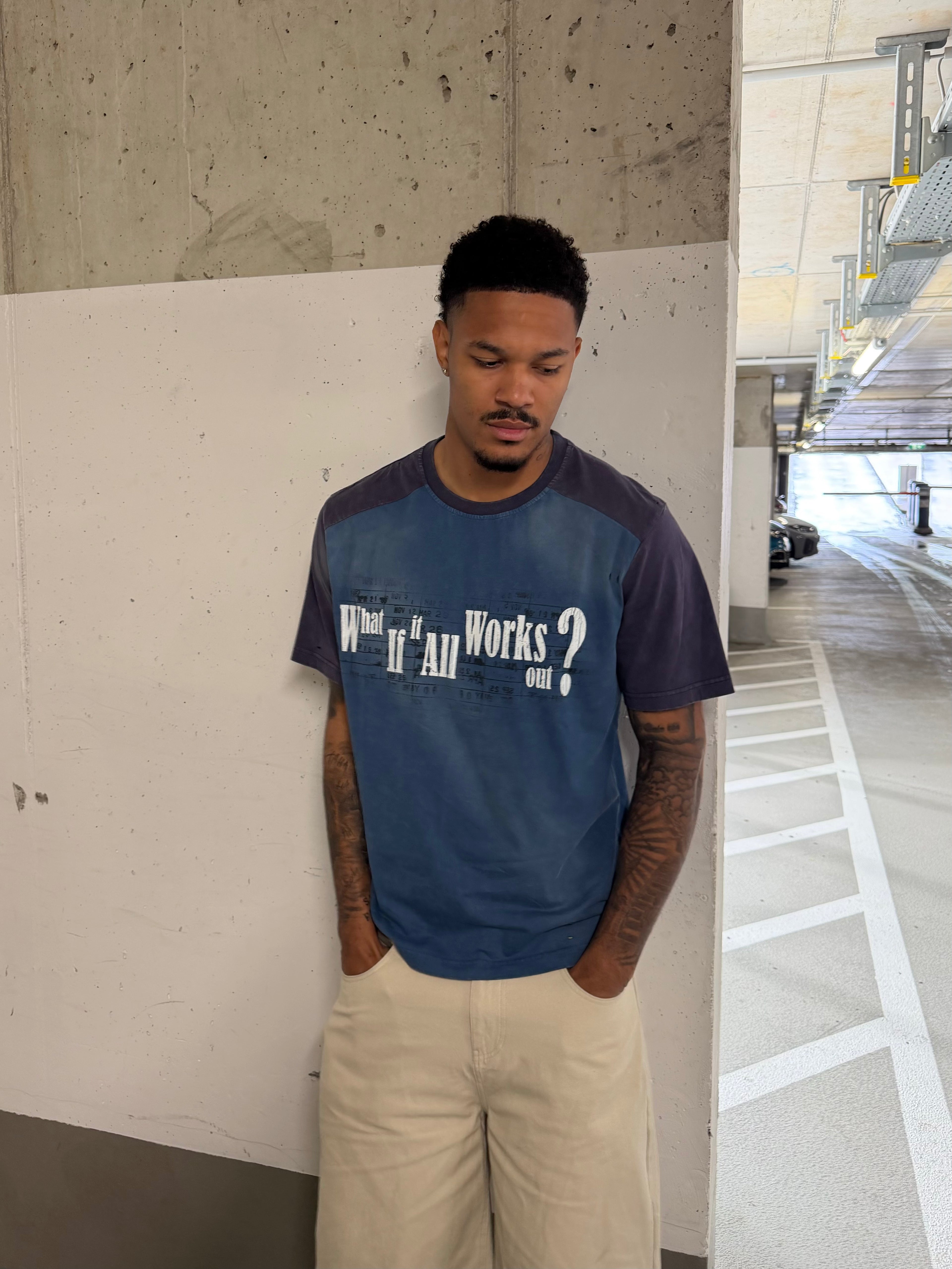 BLUE WIIAWO TEE