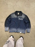 BLUE 1OF1 TWO TONE FLANNEL