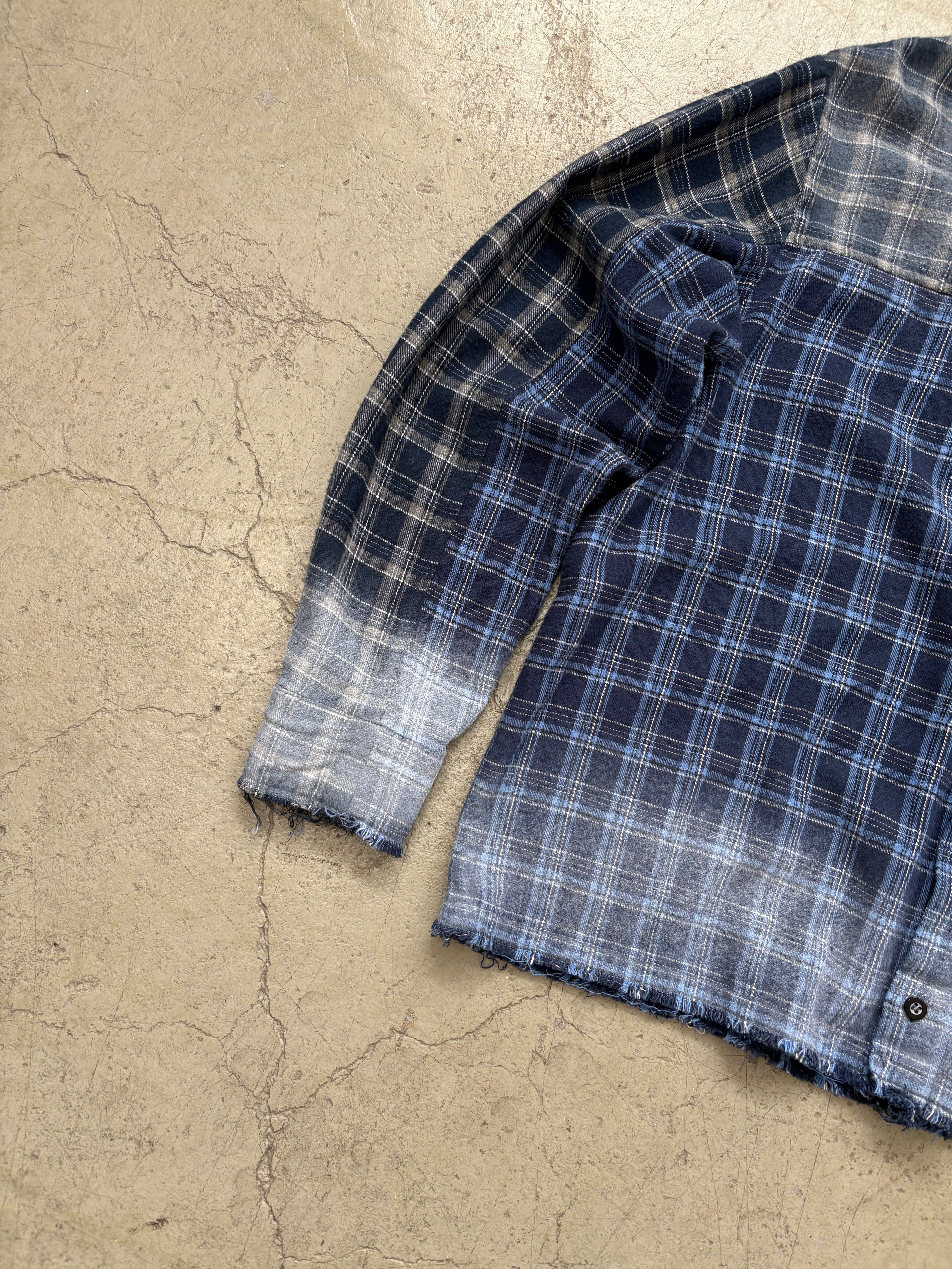 BLUE 1OF1 TWO TONE FLANNEL