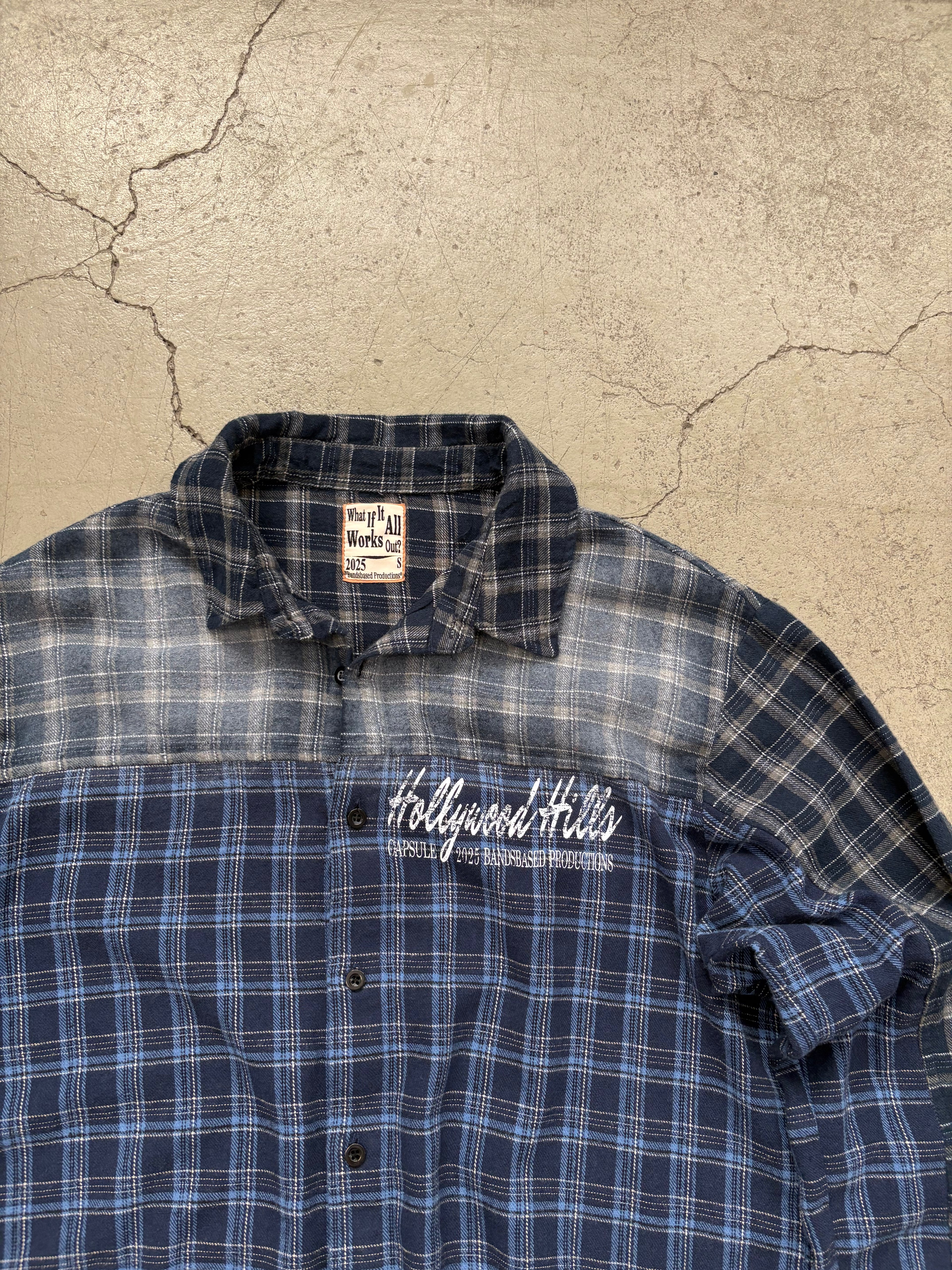 BLUE 1OF1 TWO TONE FLANNEL