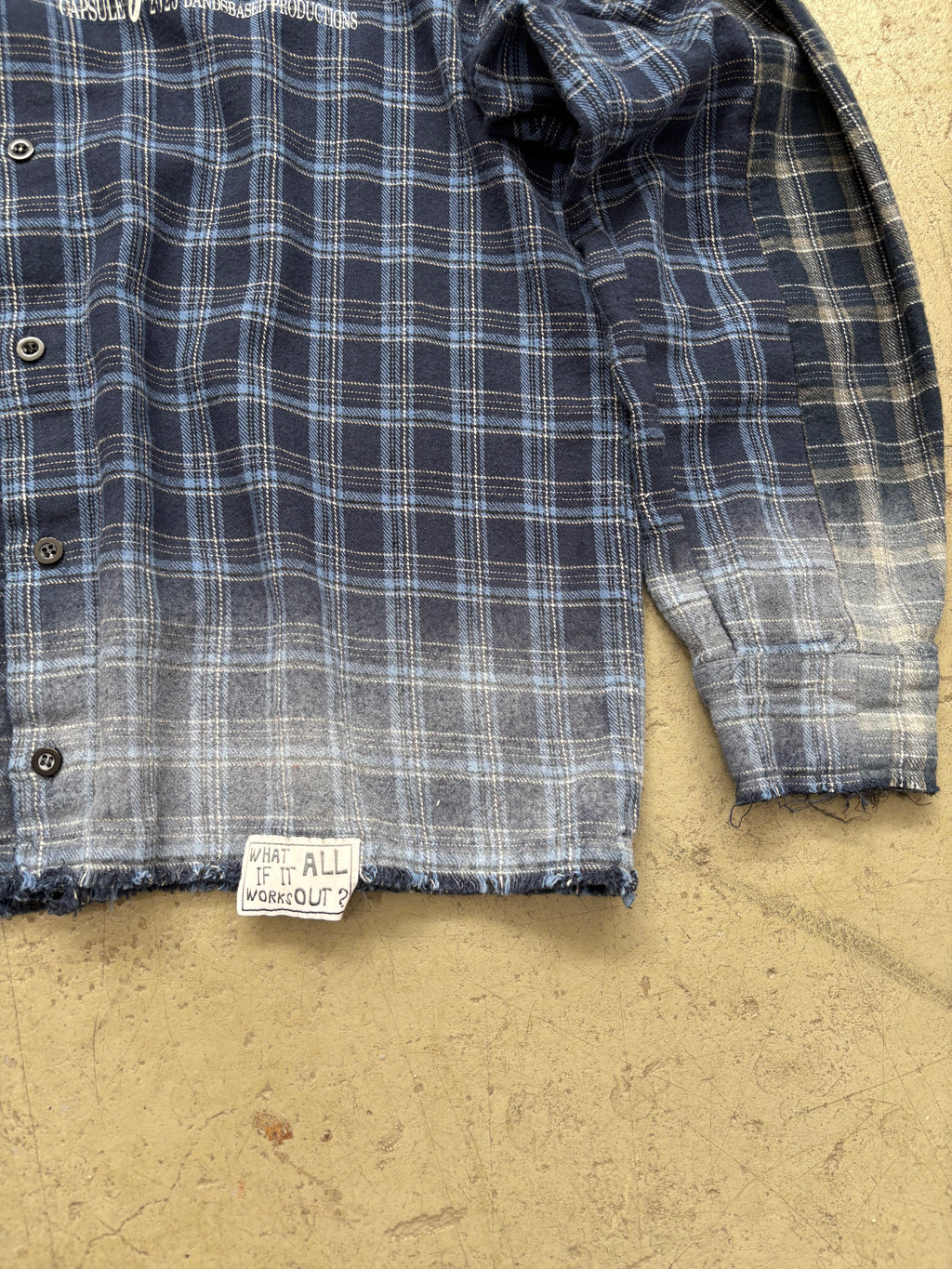 BLUE 1OF1 TWO TONE FLANNEL