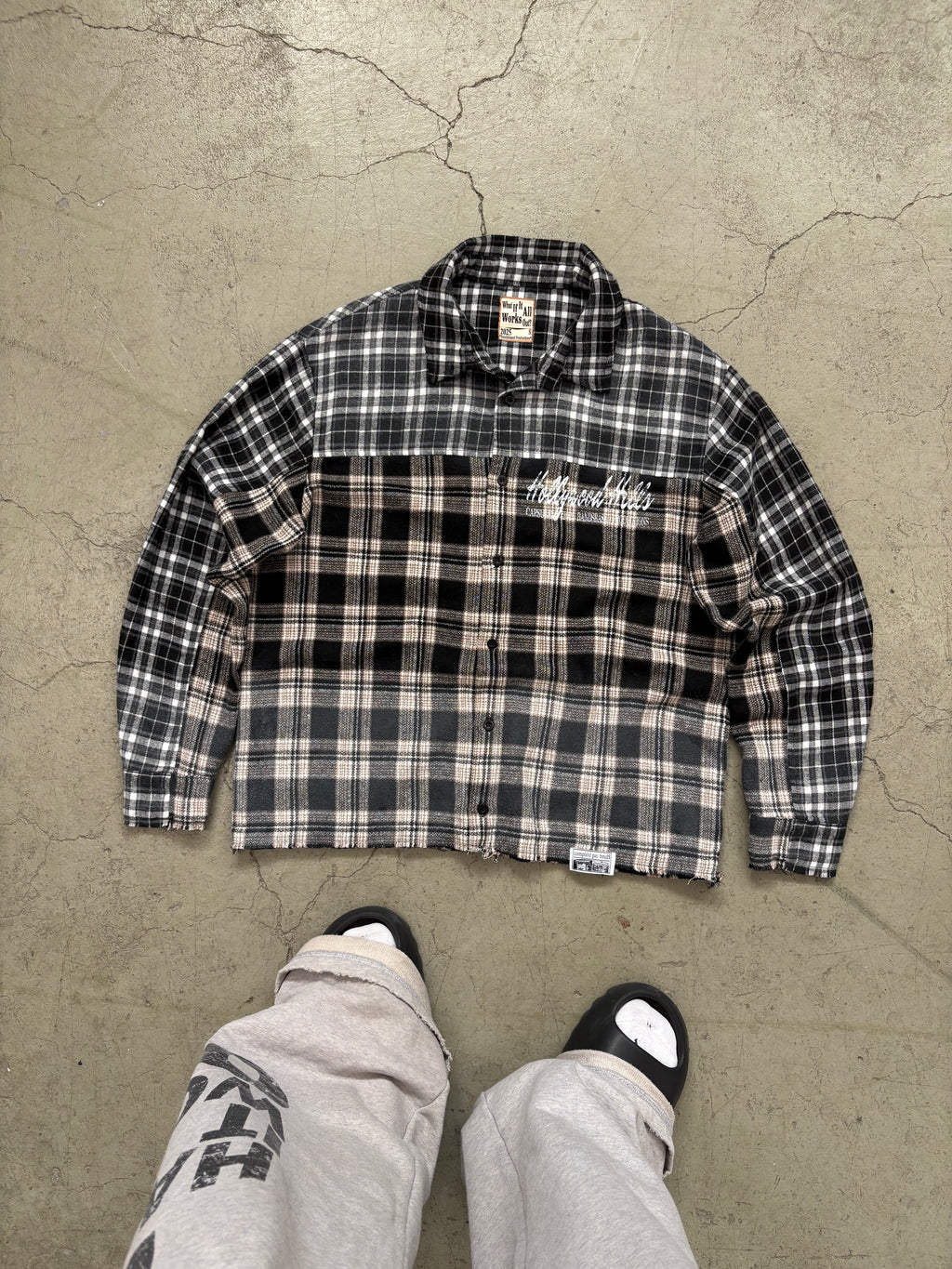 GREY 1OF1 TWO TONE FLANNEL
