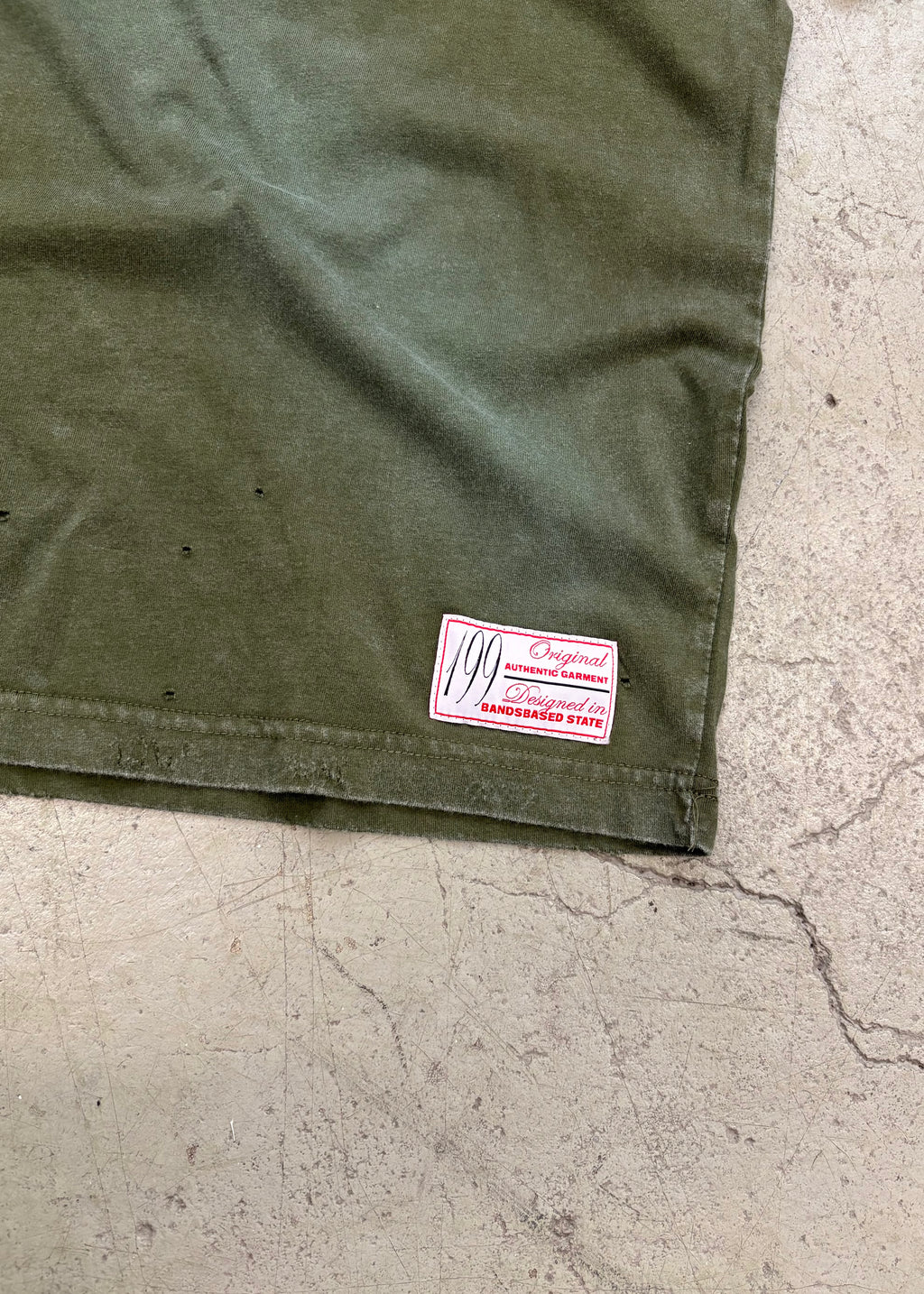 GREEN BB VINTAGE TEE