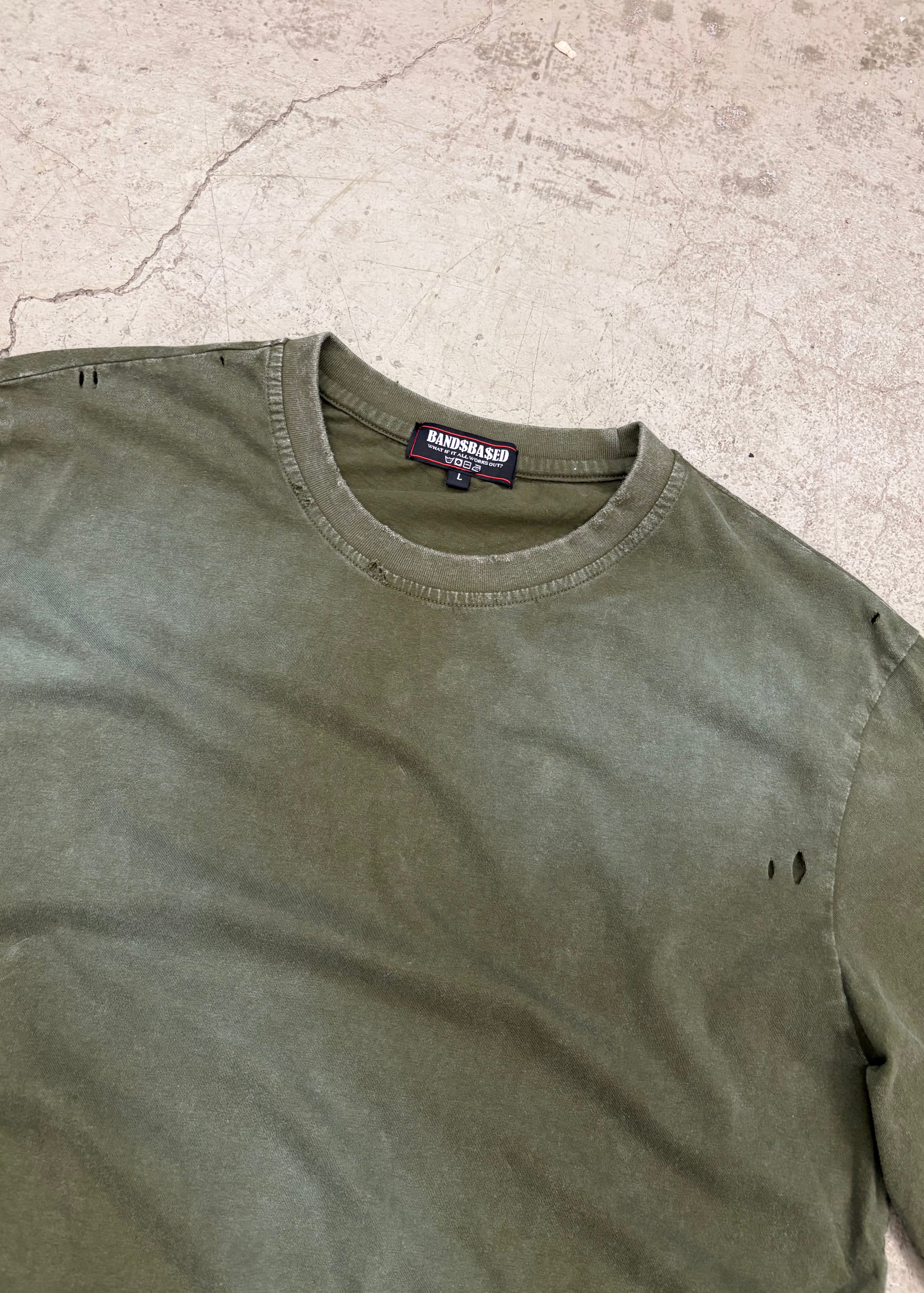 GREEN BB VINTAGE TEE