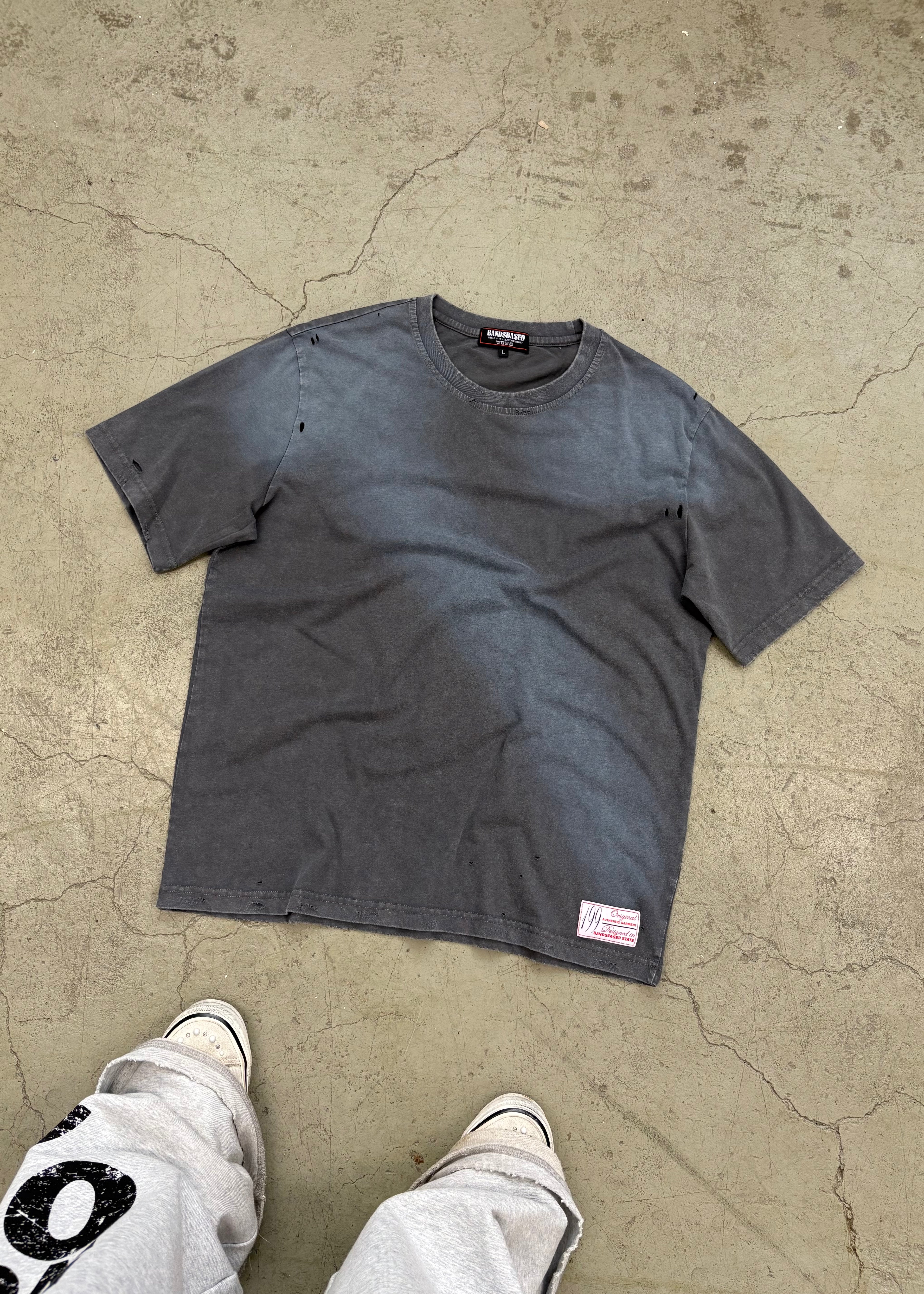 GREY BB VINTAGE TEE