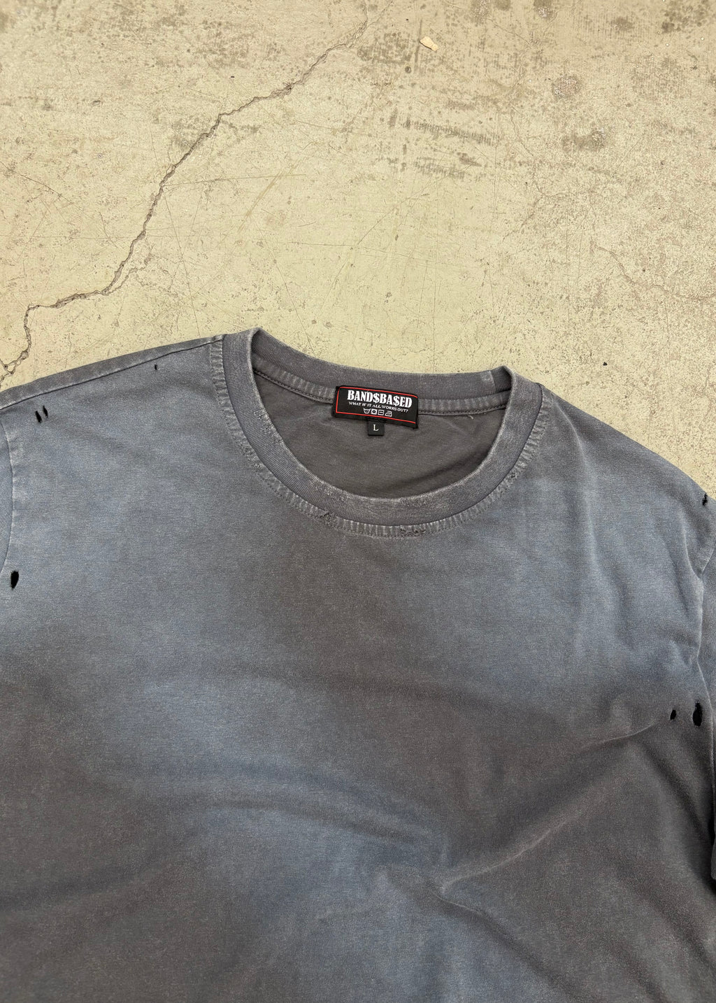 GREY BB VINTAGE TEE