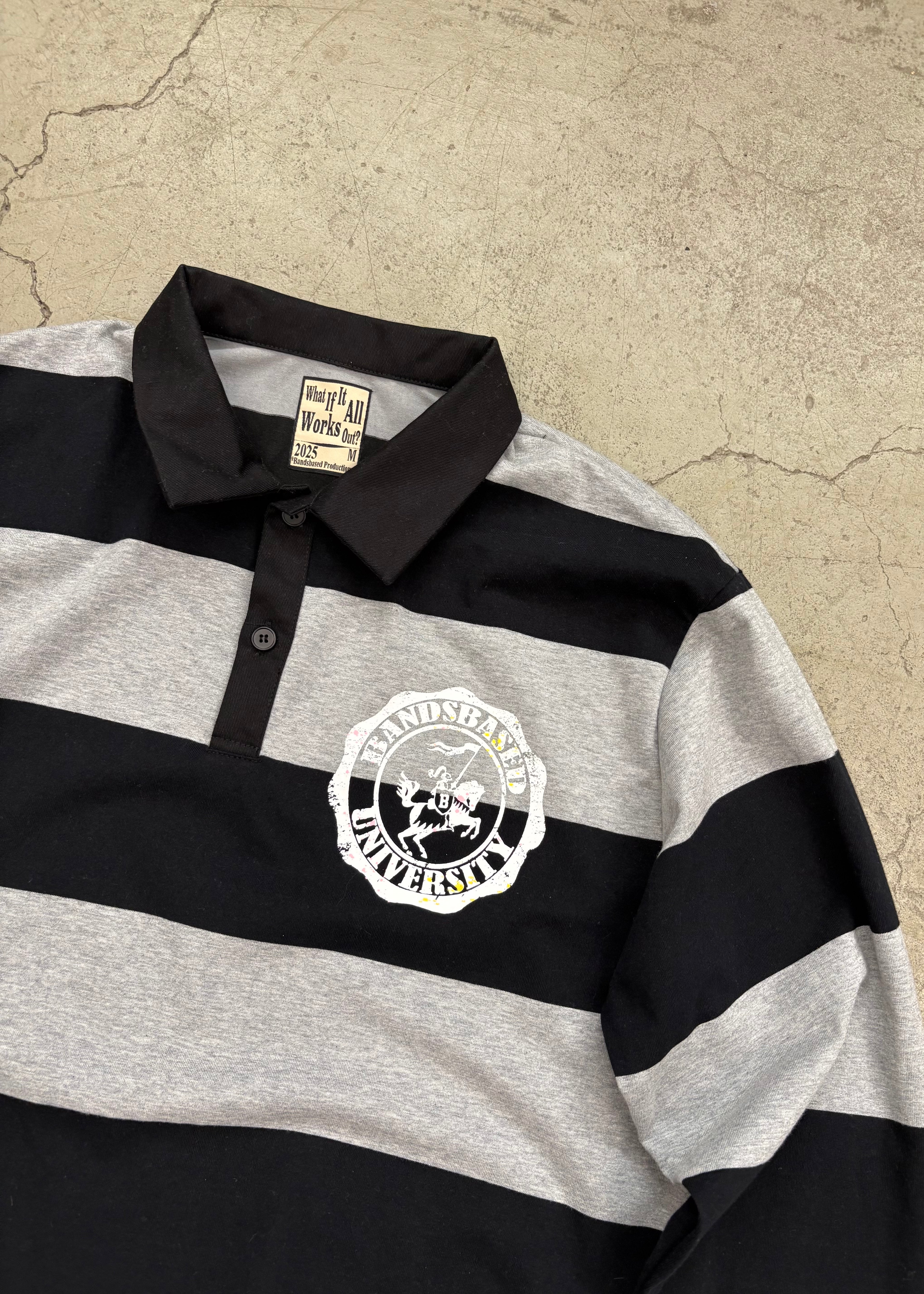 UNIVERSITY POLOSHIRT BLACK