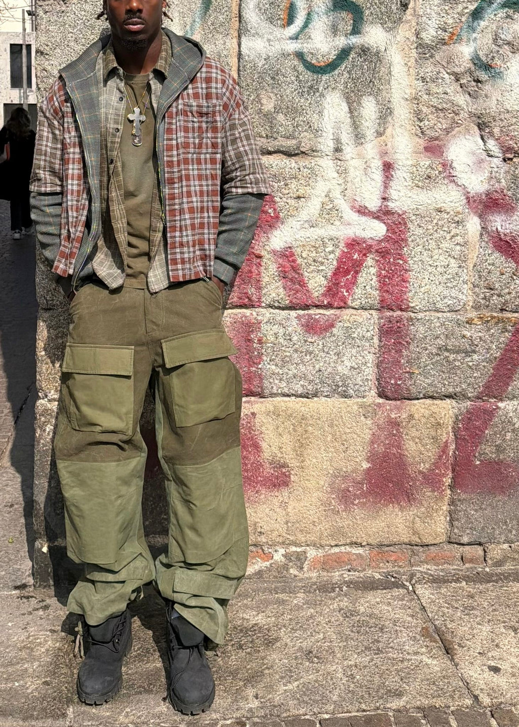 GREEN BB VINTAGE TEE