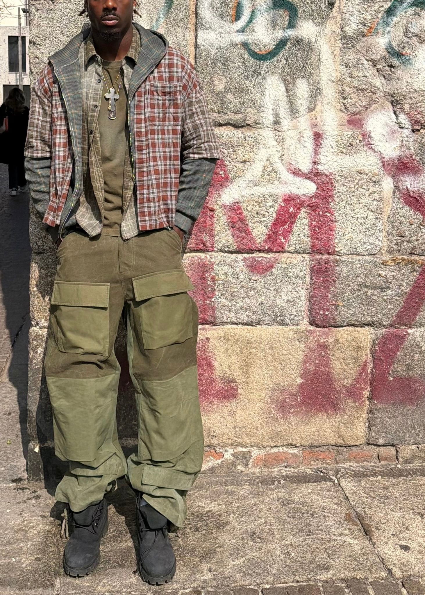 GREEN BB VINTAGE TEE